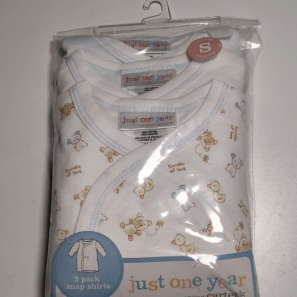 just one year Three Pack Snap Shirts